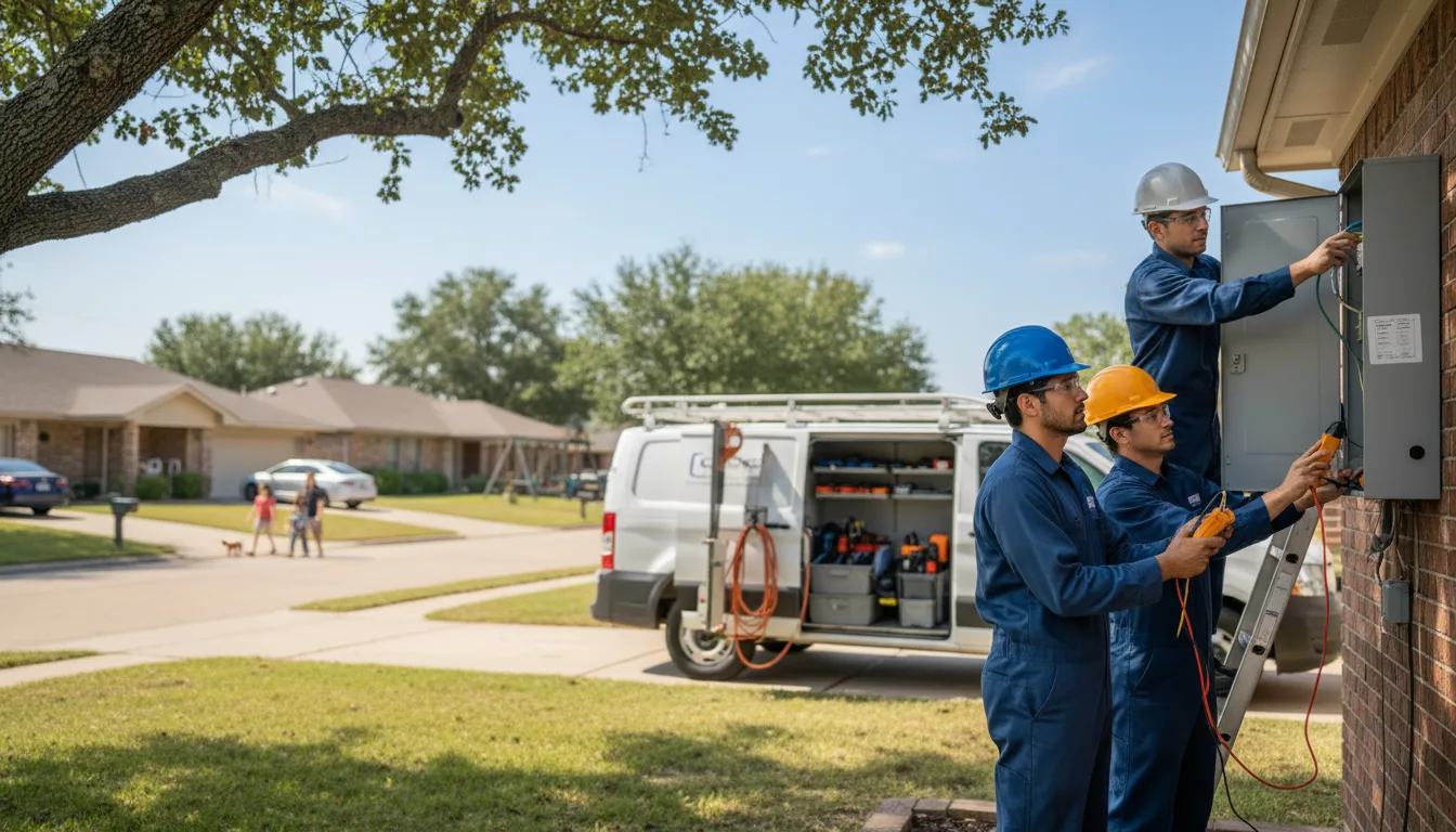 Certified electrician providing emergency electrical services in Dewittville, NY